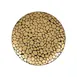RAK Porcelain PBNNPR28 - 11" Pebbles Round Plate, Flat Coupe Rim, Gold Porcelain - 12/Case 1 image
