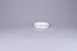 RAK Porcelain PLNOLD11CD25146 - Round 4.125" White Porcelain Plate Red Rim, Design - 12/Case 1 image