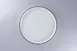RAK Porcelain PLNOLD27CD25147 - Round 10.62" Stackable Rimless Plate, White Black Rim, Porcelain 2 image