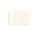 RAK Porcelain PLRP33 - 13" x 9" Rectangular White Porcelain Plate, Flat Edge, Narrow Rim - 6/Case 1 image