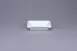 RAK Porcelain PLSKRTD15 - Rectangle Sauce Dish, 6" x 4", 7.4 oz (6-8 oz) White Porcelain, 12/Case 1 image