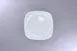 RAK Porcelain PLSKSFP21 Square Flat Plate, 8.3" x 8.3", White Polaris Porcelain, 12/Case 1 image