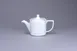 RAK Porcelain PLSKTP40 - 13.6 oz Porcelain Teapot With Lid, 4" L x 4" W - 1/Case 1 image