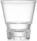 RAK Porcelain PLYWHTSH03 Stack Shot Glass, 2.5" D x 2.75" H, 3 oz Clear Polycarbonate, - 24/Case 1 image