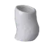 RAK Porcelain PXTH01 Pixel Toothpick Holder, China, Dishwasher Safe Smallware Accessory - 6/Case 1 image