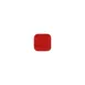 RAK Porcelain RBAUSP11 Ruby Plate, 4.375" x 4.375", Porcelain, Red, Dishwasher Safe - 12/Case 1 image