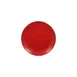 RAK Porcelain RBNNPR24 Ruby Round Plate 9-7/16" Diameter Flat Coupe Rim Red Porcelain Safe - 12/Case 1 image