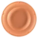 RAK Porcelain RETANDP24 - 9.4" Round Deep Rim Porcelain Plate, Tero Prima, 12/Case 1 image