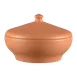 RAK Porcelain RETBUCD23 - 73.4 oz (9.25" Dia.) Soup Tureen Cover, Porcelain, 65-96 oz Capacity- 1/Case 1 image