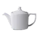 RAK Porcelain SKTP40 - 13.5 Oz Coffee Pot with Lid, Dishwasher Safe, High Chip Resistance - 1/Case 1 image