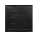 RAK Porcelain SNGPKM30 Square Platter, 11.8" x 11.8", Black Porcelain, Microwave Safe - 6/Case 1 image