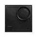RAK Porcelain SNGPYS30 Square Platter 11.8" x 11.8" Black Porcelain Microwave Safe - 6/Case 2 image