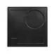 RAK Porcelain SNGPYS30 Square Platter 11.8" x 11.8" Black Porcelain Microwave Safe - 6/Case 1 image