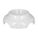 RAK Porcelain SPCB33 - 8" Crater Bowl, 11 oz, Porcelain, Nigella/Ivoris Dishwasher Safe - 6/Case 1 image