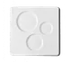 RAK Porcelain SPCH30 Chives Square Plate, 11.8" Flat Edge, Dishwasher & Microwave Safe - 6/Case 1 image