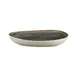 RAK Porcelain SPTFLDP28 Spot Plate, 11" x 8.9" Free‑Form Deep Rim Porcelain, Peridot Finish - 12/Case 1 image