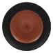 RAK Porcelain TRCLFP17BW - 6.7" Round Flat Edge China Plate, Porcelain, Walnut Finish - 24/Case 1 image