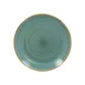 RAK Porcelain TWNNPR24LA Twirl Plate, 9.438" Coupe Rim, Porcelain, Lagoon, Dishwasher Safe - 12/Case 1 image