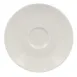 RAK Porcelain VNCLSA13WH Round Saucer, 5"-5.5" Diameter, White Glaze, Microwave Safe - 12/Case 1 image
