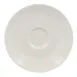 RAK Porcelain VNCLSA15WH Round Saucer 6" White Porcelain Microwave Safe - 12/Case 1 image