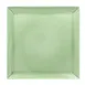 RAK Porcelain VNEDSQ25GR Square Plate 9‑2/3" Green Porcelain, Microwave & Dishwasher Safe - 6/Case 1 image