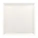 RAK Porcelain VNEDSQ30WH - Square 11.875" Porcelain Plate, Lead‑Free, Microwave Safe - 6/Case 1 image