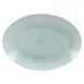 RAK Porcelain VNNNOP36BL Oval Platter 14" x 10" Blue Porcelain Lead-Free Microwave Safe - 6/Case 1 image