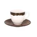 RAK Porcelain WDCLSA15OB Saucer, 6" Round Brown Porcelain, Lead‑Free, Microwave Safe - 12/Case 1 image