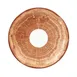 RAK Porcelain WDCLSA17TB - 6.75" Brown Round Saucer, Porcelain, Lead‑Free, Dishwasher Safe - 12/Case 1 image