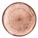 RAK Porcelain WDNNPR15WB - Round Plate 5.875" Walnut Brown, Flat Coupe Rim, Lead‑Free - 24/Case 1 image