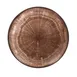 RAK Porcelain WDNNPR29OB Wood Art Round Plate 11½" Flat Coupe Rim Oak Brown Porcelain Safe - 12/Case 1 image