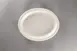 RAK Porcelain YONOP28 Oval Platter, 11.2" x 9.0" Porcelain, White, Edge, Narrow Rim - 6/Case 1 image