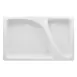 RAK Porcelain ZMGN1.1D - 1/1 GN Zamma Food Pan, 20"8½ x 12"4⁄5, Porcelain, Dishwasher Safe - Case 1 image