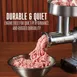 Hamilton Beach 09-1201-W Meat Grinder, 3/4 HP, #12 Hub, 360-540 lbs/hr, 4.5mm & 7mm Stainless Steel Plates, 560W 120V 9 image