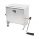 Hamilton Beach 36-1901-W Weston Manual Meat Mixer, 20 lb Capacity, Stainless Steel, 14.25" Width, Removable Paddles, Clear Plastic Cover 1 image