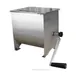 Hamilton Beach 36-1901-W Weston Manual Meat Mixer, 20 lb Capacity, Stainless Steel, 14.25" Width, Removable Paddles, Clear Plastic Cover 4 image