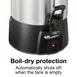 Hamilton Beach 45040R Proctor-Silex Coffee Urn, 40 Cup Capacity with Dual Heaters / 1.090W - 120V 8 image