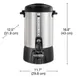 Hamilton Beach 45060R - Proctor-Silex® Coffee Urn, 60 Cup Capacity with Dual Heaters / 1.090W - 120V 2 image