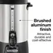 Hamilton Beach 45060R - Proctor-Silex® Coffee Urn, 60 Cup Capacity with Dual Heaters / 1.090W - 120V 5 image