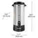Hamilton Beach 45100R - Proctor-Silex® Coffee Urn,100 Cup Capacity with Dual Heaters / 1.090W - 120V 2 image