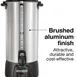 Hamilton Beach 45100R - Proctor-Silex® Coffee Urn,100 Cup Capacity with Dual Heaters / 1.090W - 120V 5 image