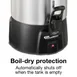 Hamilton Beach 45100R - Proctor-Silex® Coffee Urn,100 Cup Capacity with Dual Heaters / 1.090W - 120V 8 image