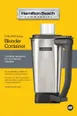 Hamilton Beach 6126-510S-CE (International) Blender Container, 64 Oz., with Lid 5 image