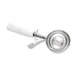 Hamilton Beach 78-06 Ice Cream Disher #6, 4-5 oz, Thumb-Press Steel Bowl, White Handle, NSF 1 image