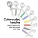 Hamilton Beach 78-06 Ice Cream Disher #6, 4-5 oz, Thumb-Press Steel Bowl, White Handle, NSF 8 image