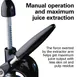 Hamilton Beach 932 Lever / Crank Type Manual Citrus Juicer w/ Swing-Out Drip Cup 10 image