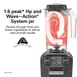 Hamilton Beach HBB255 Countertop Rio Bar Blender,Stainless Steel Blades 4 image