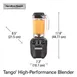 Hamilton Beach HBH455 Tango® High Performance Bar Blender, Two Speed Motor 3 image