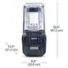 Hamilton Beach HBH855-CE Summit® Edge High Performance Blender, 3.5 Hp Motor 2 image