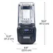 Hamilton Beach HBH855 Summit® Edge High Performance Blender, 3.5 Hp Motor 2 image